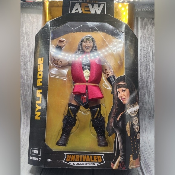 AEW Nyla Rose #58 Unrivaled Collection Series 7 Action Figure Jazwares - Picture 1 of 3